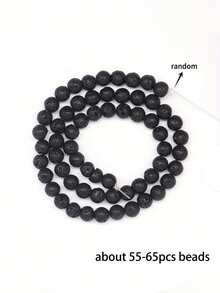1 Strand Colored Lava Beads 8mm Natural Volcanic Stone Beads Round Loose Gemstone Stone Beads For Diy Bracelet Necklace Earrings Jewelry Making - Volcanic Stone - View 22