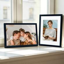 1pc European Minimalist Style White/Black Picture Frame, Tabletop/Wall Mount, Horizontal/Vertical, Optional 8.5x11/A4/11x14(8x10) Inches, Suitable For Bedroom/Living Room/Study Wall Decoration, Family Portrait/Parent-Child Growth Record, Personal Portrait/Landscape/Architecture Photo Collection And Display - 1PC - View 7