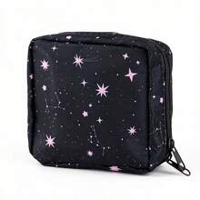 1個星空星座印花小正方形收納袋，迷你便攜大容量口紅/小物品收納包 - 彩色 - 查看 13