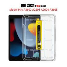 Martin stella Pelindung Layar Kaca Tempered Kompatibel Dengan iPad Air 11 13 M4 M3 M2 Pro 11 13 M5 M4 Air 5 4 1 2 3 9.7 10.5 Pemasangan Mudah - Clear - View 16