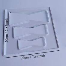 Bow Tie Router Template Set, Clear Acrylic Template, Woodworking Router Template - A - View 6