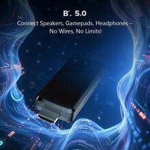 1pc Android 14 OS Smart TV Stick With AllWinner H313 Processor, Supports OTA Update, Up To 64GB Storage, 8K/4K Video Playback, 4G/5G WiFi, HDR10 And Voice Remote Control - Black - View 6