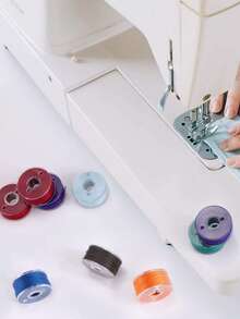 30/50/100pcs Pre-Wound Sewing Bobbin Thread, Size A 15 Class, Random 36 Colors Polyester Bobbin Thread, Suitable For Brother/Singer/Babylock/Janome Sewing Machines - Bobbin Thread - View 6