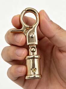 Metal Swivel Hook Set – Gold & Silver Dual-Tone Swivel Lobster Clasp, Suitable For Bag Making, Braided Rope Connector, Handbag Handle, Keychain, Lanyard, Jewelry Making, DIY Sewing Accessories, Detachable Snap Fastener, Applicable To Handbags, Backpacks, Crossbody Bag Shoulder Straps, Leather Craft Projects, Fashion Accessories, Ideal For DIY Enthusiasts, Crafters, Designers And Hobby Projects. Back To School Gift - Multicolor - View 3