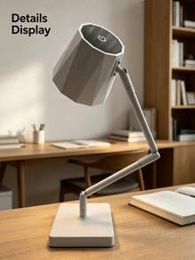 1pc Vintage Adjustable Desk Lamp, 3 Color Temperatures, USB Rechargeable, Adjustable Brightness, Touch Control, Suitable For Bedroom, Office Or Study - Multicolor - View 8