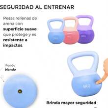 6kg Blue Kettlebell - Blue - View 3