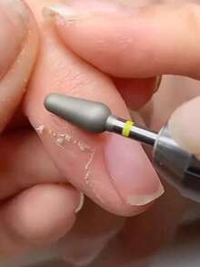 1支美甲鑽頭－美甲表面處理工具，可用於去除死皮、角質層與倒刺（專業美甲工具）｜美甲用品，居家沙龍 - 彩色 - 查看 3