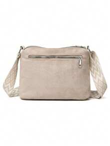Dedoo Women's Soft Material Crossbody Bag, Middle-Aged Women's Shoulder Bag, Spring/Autumn New Design - Khaki - View 8
