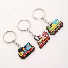 12pcs PVC Small Train Keychains, Colorful Small Train Keychains - Sets - View 4