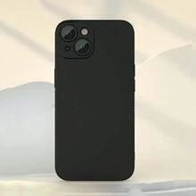 極簡全覆蓋鏡頭保護手機殼，適用於 iPhone11/11Pro/11promax/X/XR/X MAX/XS/12/12Pro/12promax/13/13Pro/13promax/14/14Pro/14promax/14plus/15/15Pro/15plus/15promax/16/16e/16plus/16promax/16Pro/12mini/13mini，防摔防滑舒適軟殼手機保護套 - 黑色 - 查看 1