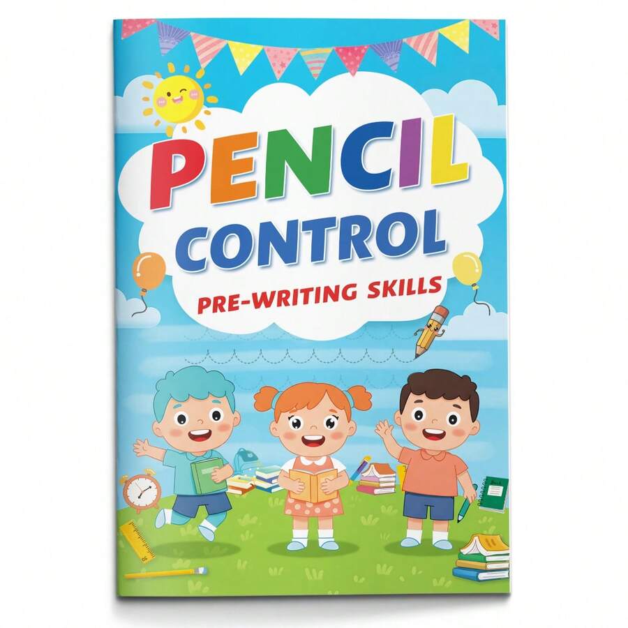 Kids Pencil Control Reading Game Book, Pre-Writing Skills Tracing Activity For Fine Motor Development And Early Learning Practice - Pencil Control - View 1
