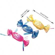 3pcs Cat Wrinkle Candy Gift - Built-In Crinkle Paper, Lightweight Interactive Cat Toy, Relieve Boredom, Surprise Gift For Pets For Thanksgiving, Autumn/Winter, Halloween And Other Holiday Gatherings - Multicolor - View 3