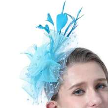 1pc Feather Decorated Headpiece, Elegant And Chic, Suitable For Tea Party, Kentucky Derby, Fascinator, Cocktail Party, Wedding, Bride, Etc., Can Be Used As Headband, Women's Headpiece, Girls' Headpiece, Birthday Gift, Mother's Day Gift, Mini Hat, Small Hat, Mini Top Hat, Mini Hat, Etc., Also Suitable For School Supplies, Gifts, Hair Accessories, Fashion, Holiday Dress-Up, Rave Party, Dinner Party, Etc. - Multicolor - View 17
