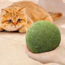 Extra Large Catnip Ball, High Density Compressed Cat Grass Ball, Long Lasting Cat Toy, Relieve Anxiety And Prevent Scratching Furniture - Multicolor - View 12