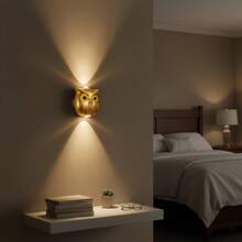 Indoor Up & Down Light Wall Sconce, 3-Color Dimmable, Smart Decorative Wall Light, Wireless LED Wall Lamp, Battery Powered Night Light, Suitable For Bathroom, Bedroom, Kitchen, Entryway, Home Decor, Living Room Decor - Multicolor - View 11