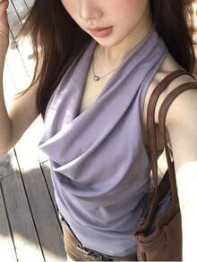 Women Tops - Purple - View 3