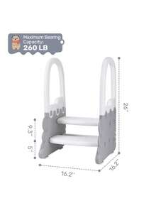 Sgabelli a gradini - Grigio - Visualizzare 2