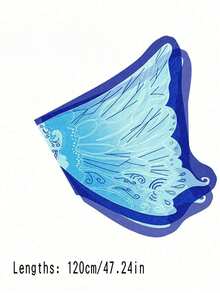 1pc Butterfly Cape, Angel Butterfly Wings, Party Costume, Children's Stage Performance, Suitable For Children And Teens Holiday Costume Prop - Multicolor - View 7