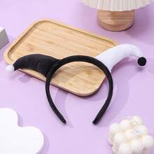 1pc Halloween Funny Clown Headband Party Costume Creative Devil Headband Holiday Performance Dress Up Hair Accessory Decoration Prop - Multicolor - View 13
