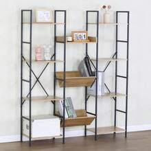 Miroytengo Bookcases - Black - Light Wood - View 6