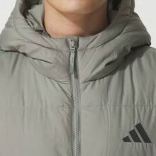 Adidas Casual Comfortable Outdoor Windproof Warm American Style Hooded Short Puffer Down Jacket For Men - Gray-green - View 4