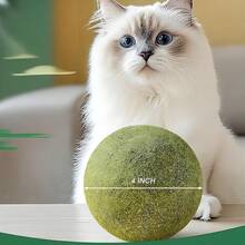 Extra Large Catnip Ball, High Density Compressed Cat Grass Ball, Long Lasting Cat Toy, Relieve Anxiety And Prevent Scratching Furniture - Multicolor - View 5