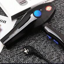 Secador de Pelo Portátil de Viaje de 1000W de Alta Potencia que No Daña el Cabello - Negro - Ver 2