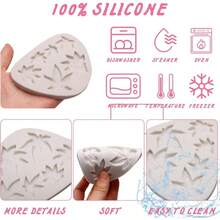Moldes de silicona para tartas, moldes para fondant, hojas, moldes de silicona para tartas de chocolate, para decoracin de pasteles, chocolate, caramelo, arcilla polimrica, galletas, azcar, juego - Cerdo (YN02) - Ver 3