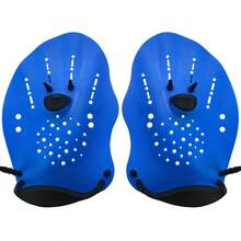 Paletas de natación, correa de silicona ajustable unisex, adecuadas para natación, deportes acuáticos y entrenamiento físico. Paletas de natación - Entrenamiento profesional y paletas de natación personales, diseño ergonómico con superficie de paleta de malla, artículos esenciales de playa, accesorios de playa, flotador de piscina - Multicolor - Ver 30
