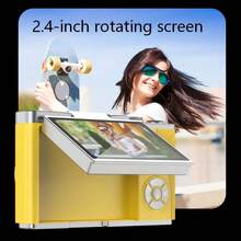 Portable Dual Front And Rear Lens High-Definition Pixel Digital Camera, 180° Flip Screen, With Filter Function, Suitable For Students - Graduation Gift - Holiday Gift (Includes 800mAh Rechargeable Battery) - View 3