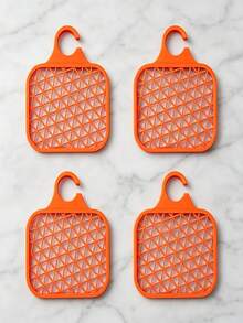 1/2pcs 3D Printed Sink Drain Rack, Soap Brush And Cloth Storage Rack, Reinforced Frame, Cloth Drying Rack, Kitchen Sponge Storage Rack, Sink Dish Sponge Drain Rack, Sponge Holder, Storage Rack, Bathroom Faucet Accessories, Kitchen Storage Rack, Kitchen Utensils, Kitchen Accessories, Kitchen Shelf, Bathroom Accessories - A - View 10