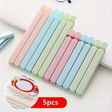 5/10pcs Food Bag Sealing Clips, Multi-Purpose Reusable Food Preservation Sealing Clips, Suitable For Various Plastic Bags And Snack Bags, Kitchen Storage Bags And Storage Bags, Kitchen Accessories, Random Color - / - View 7