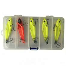 Large Five-compartment Box (5 Pieces) Fluorescent Color