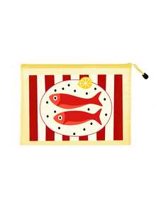 Waterproof Fashion Beach Bag With Cute Fish Pattern And Lemon Decoration, Ocean Theme Large Capacity Transparent Makeup Bag With Nylon Zipper, Lightweight Sun Protection Storage Bag, Multifunctional Storage Bag, Perfect For Swimming, Beach, Diving And Summer Vacation, Back To School Season, Gift For Friends, Family, Besties, Classmates, Also Unique Birthday Gift, Holiday Gift, Party Gift And Back To School Gift. - Multicolor - View 13
