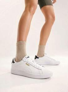 Puma Smash 3.0 L - White- Navy- Gold - View 1