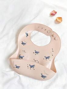 1/2 peças Babas de Silicone para Bebé - Macias, Ajustáveis, Resistentes a Fervura, Portáteis, Design de Animal de Desenho Animado, Adequadas para Uso Diário, Passeios e Alimentação - Multicolorido - Ver 15
