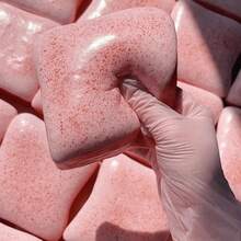1/2 Pcs Raspberry Toast Squeeze Toys. Soft Stress Relief Toys For Party Games, Bachelorette Parties, Anniversaries And Birthday Decorations. Can Be Squashed And Restored.(Note: Slow Rebound. This Is Product Feature, Please Do Not Buy If You Mind.) - Cube - View 6