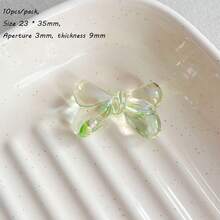 Acrylic Transparent UV Color Fat Bow Bead DIY Jewelry Mobile Phone Chain Keychain Production Accessories Materials - Multicolor - View 24