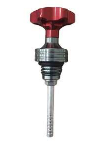 Universal Aluminum Alloy Motorcycle Engine Oil Dipstick, Plum Blossom Shaped Oil Level Gauge Cap, Suitable For GY6 Scooter Crankcase, Compatible With Honda Suzuki Modified Models - A - View 15