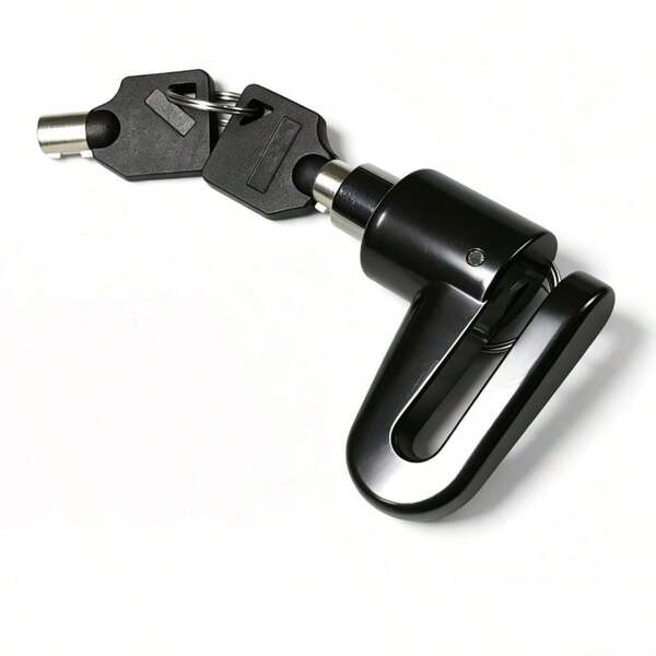 Heavy Duty Aluminum Alloy Bicycle Disc Brake Lock, Aluminum Alloy Anti-Theft U-Lock, Motorcycle, Bicycle, Suitable For Mountain Bike, Motorcycle, Electric Scooter, Tricycle, Manual Operation, Corrosion Resistant, Streamlined Design, Sturdy Construction, Easy To Carry, Painted Finish