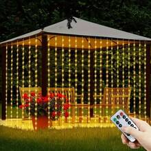 Remote Control LED Fairy String Lights, 8 Lighting Modes USB Powered, Indoor Decoration, Suitable For Christmas, Wedding, Garden, Party Decorative Lighting - USB Curtain Light - View 7