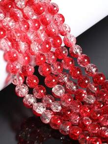6 8 10mm Natural Stone Red Phantom Quartz Round Loose Spacer Beads For Jewelry DIY Bracelet Necklace Making Accessories - Multicolor - View 6