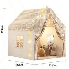 Extra Large Kids Play Tent For Boys Girls, Princess Castle Playhouse Indoor Outdoor Children's Toy House For Toddlers, Portable Foldable Dome Tent, No Toys Included - Multicolor - View 2
