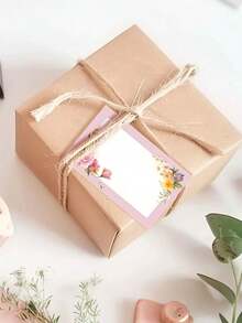 100 Stücke/50 Stücke rosa Blumen Blanko-Grußkarten, Taschenkarten, Geldbörsenkarten, Visitenkarten, weiße Grußkarten. Geeignet für Hochzeiten, Geburtstage, Jahrestage, Feiertage, Brautjungfern, verschiedene Anlässe, Geldbörsenkarten, Visitenkarten, weiße Grußkarten, Lehrer-Tag-Geschenke - perfekte Geschenke für Freunde, Familie und Gäste, einfach und elegant. - A - Übersicht 7
