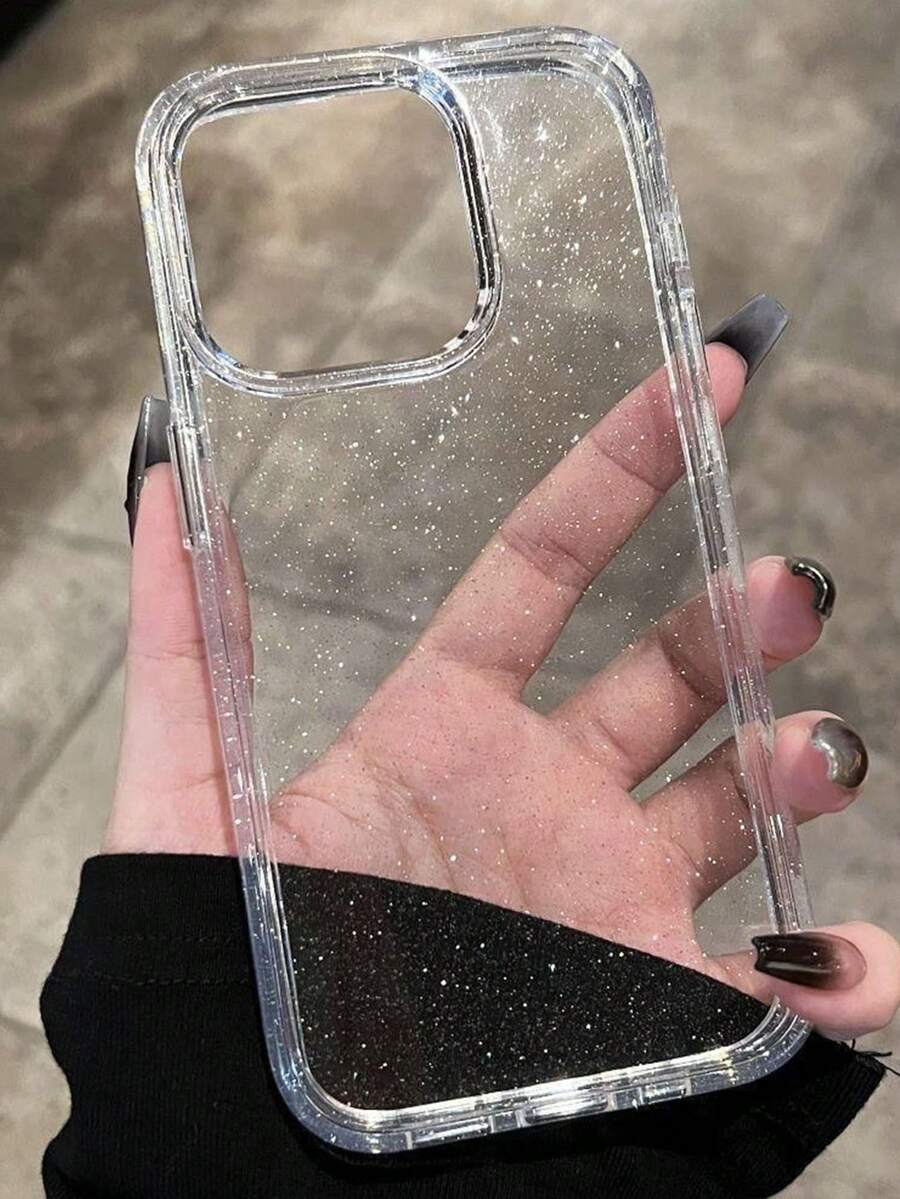 高品質蘋果透明厚亮片 2.0mm 高透明亮面矽膠極簡可愛全包防震手機殼,適用 18promax/15/15promax/15pro/15plus/11/12/13/14/16/17promax/Xs/Xr/11pro/11promax/12pro/12promax/13pro/13promax/7plus/14pro/14promax/14plus/16pro/16plus/17air/17pro/7plus/8plus/8/Se2 - 白色 - 查看 1