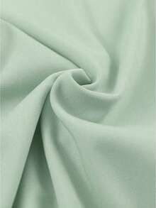Women's Solid Color Elegant Party Zipper Backless Dress, Suitable For Dates And Parties, Spring/Summer - Pastel Green - View 9