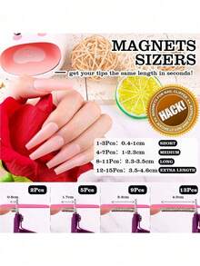 Acrylic Nail Clipper With Magnetic Collector And Length Gauge, Adjustable Stainless Steel Trimmer, Suitable For Gel, Acrylic And Fake Nails, Smooth Cutting Blade, Easy Size Adjustment, Suitable For Salon And Home Use - Black - View 9