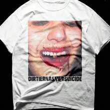 Sui Cideboys Dirtiernastiersuicide T-Shirt G59 Records Underground Rap Apparel - 白色 - 查看 1