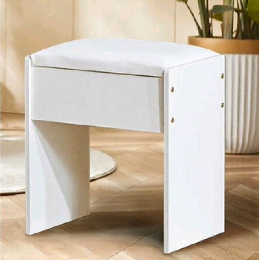 Tabourets de vanité - Blanc - Voir 1