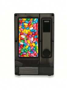 1pc Vintage Mini Candy Vending Machine - Battery-Free Retro Snack Dispenser, Perfect For Selling Chewing Gum, Gummy Candy, Chocolate And Mixed Snacks, Ideal Kitchen Countertop Accessory And Novelty Desktop Decor, No Battery Required, Manual Operation To Dispense Candy - Multicolor - View 10